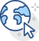 Internet for business icon
